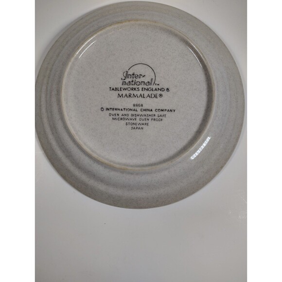 Vtg International Table Works England Marmalade Collectors Plate #8868 Stoneware - Picture 3 of 4